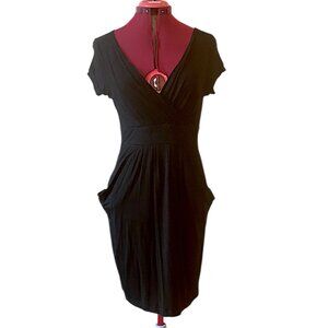 TRISTAN - Black Elegant Black Dress - Medium